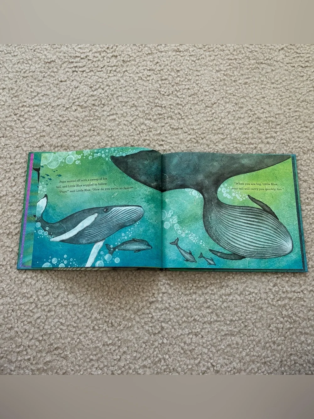 Following Papa's Song by Gianna Marino - Green Whale Picture Hardback Book - Picture 4 of 4